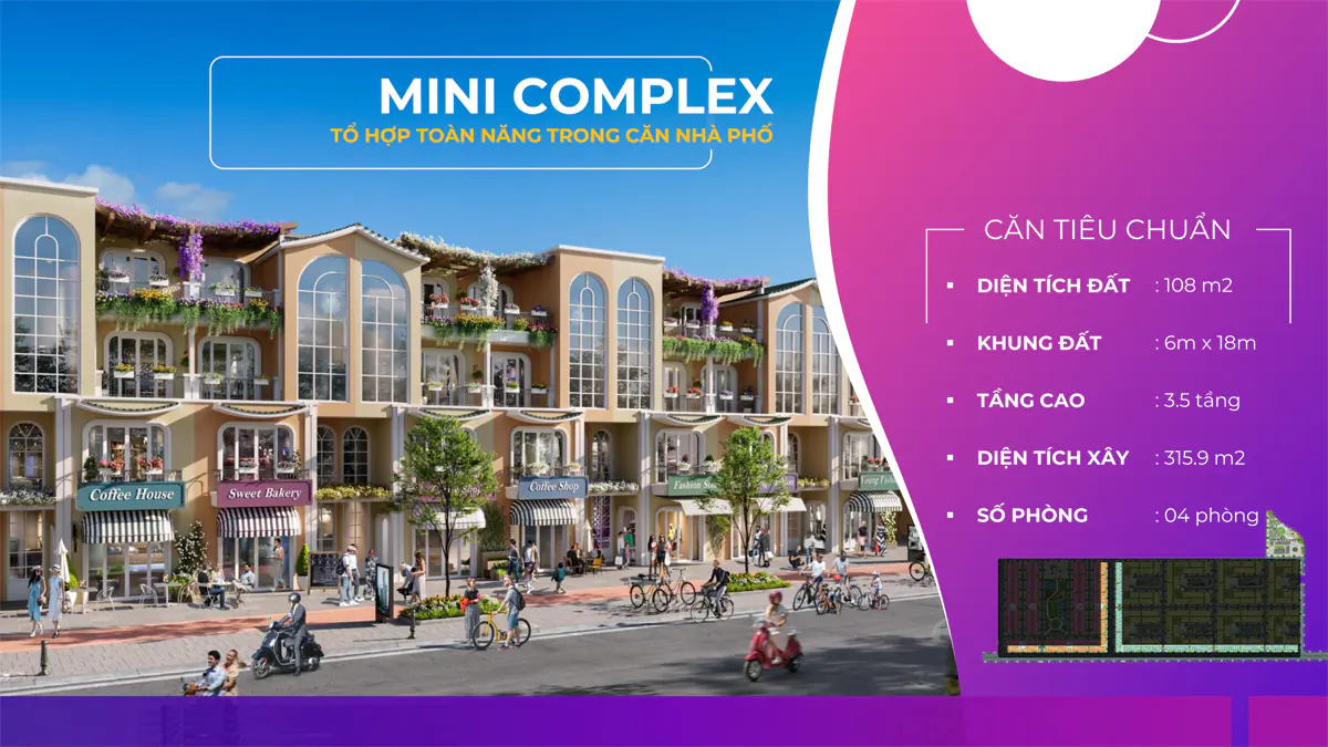 Mẫu thiết kế căn Mini Complex