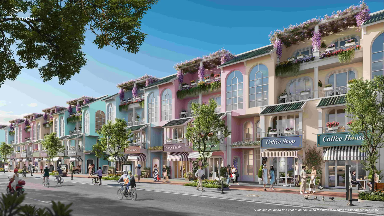 Phối cảnh căn Mini Complex